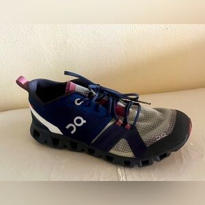 On Running Women's Navy and Pink Running Shoes size 7